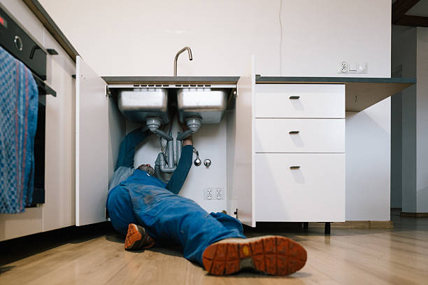 Professional Plumbing technician working in Maggie Valley, NC
